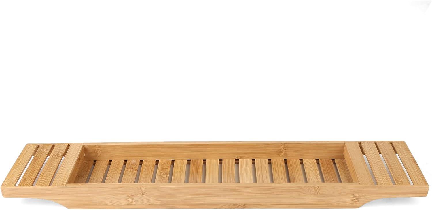 imageMind Reader Bath Mat Shower Mat Bathtub Mat Bathroom Accessory Wood Rayon from Bamboo 235L x 165W x 04H BrownBrown