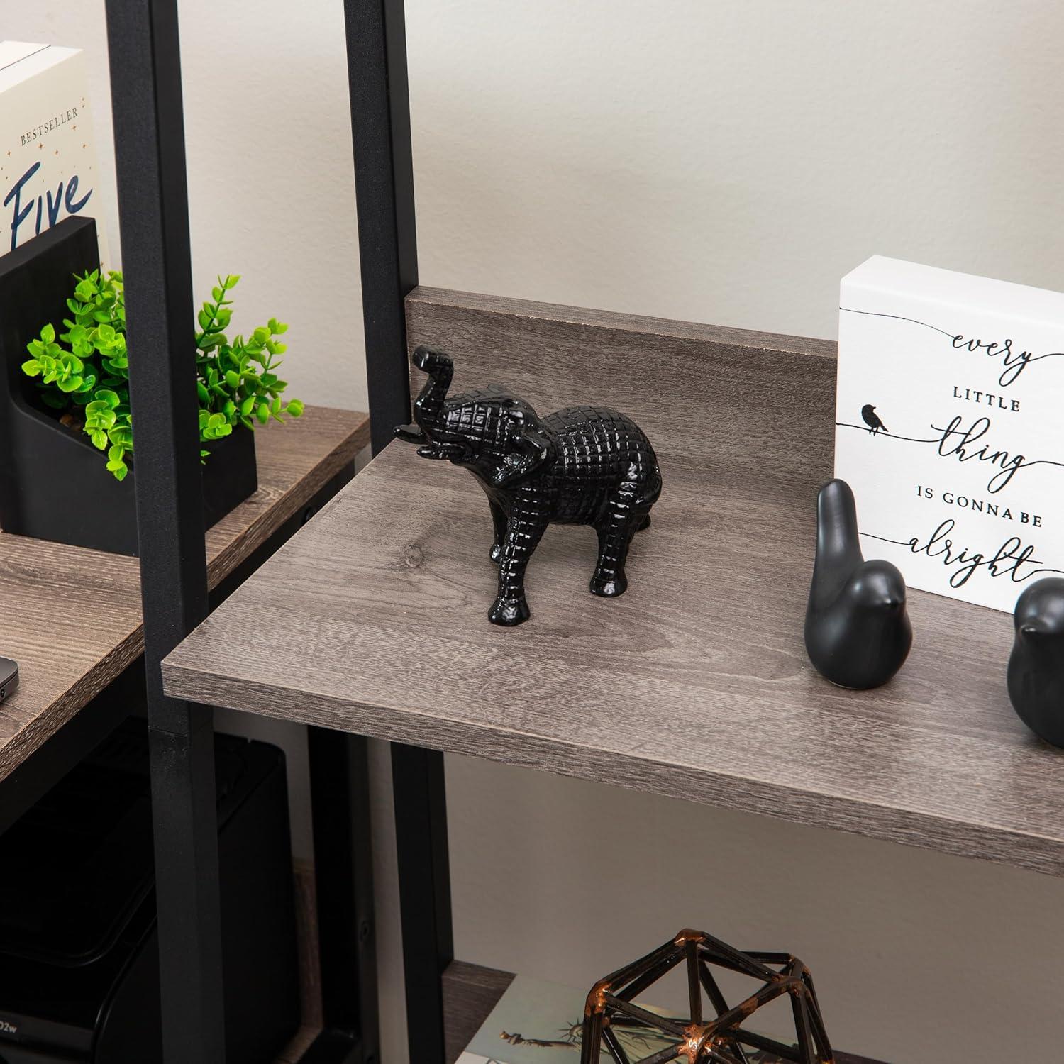 imageMind Reader Dachshund Figurine Desk or Bookshelf Home Decor Cast Aluminum Antique Brass FinishDecorative Elephant