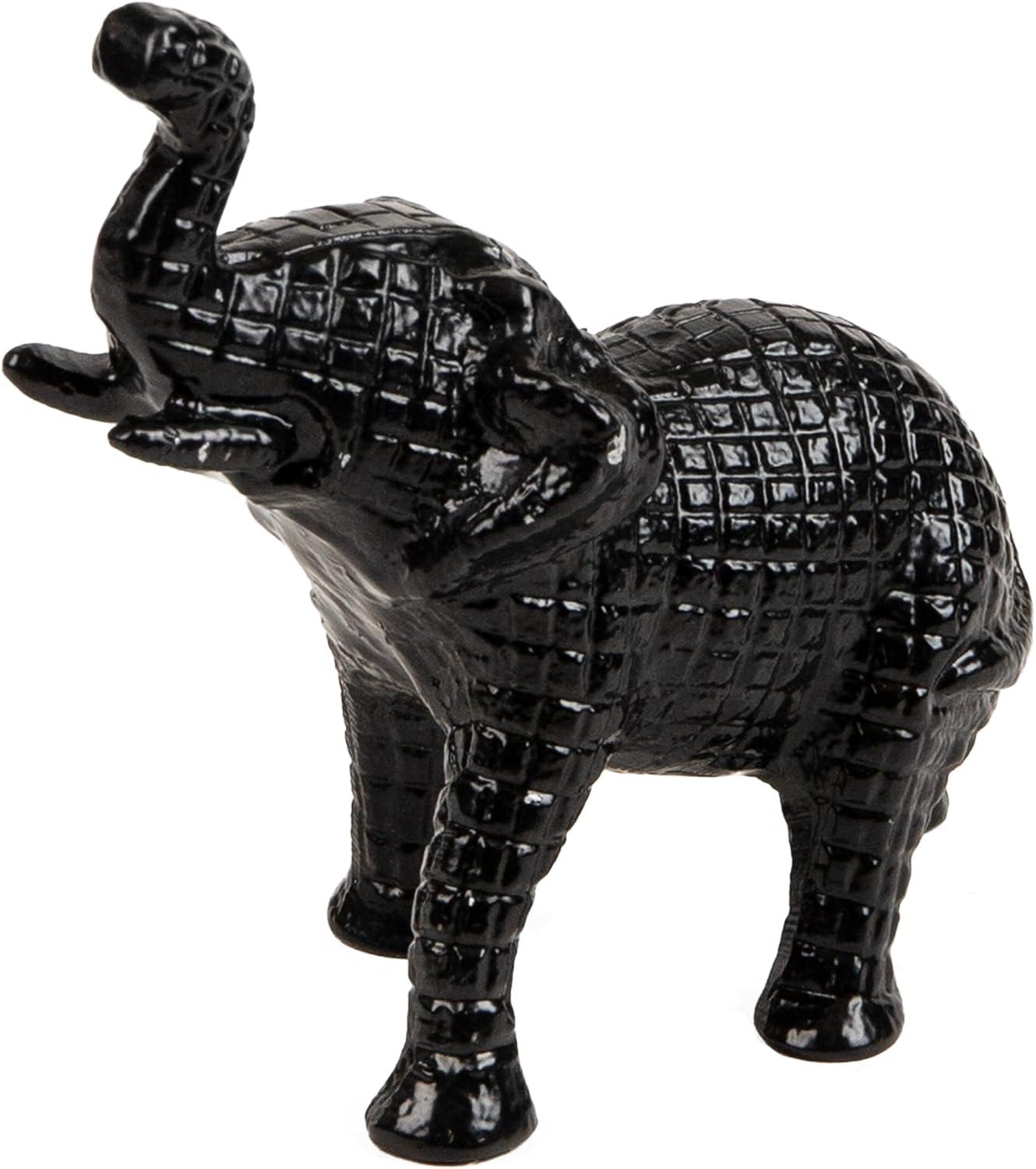 imageMind Reader Dachshund Figurine Desk or Bookshelf Home Decor Cast Aluminum Antique Brass FinishDecorative Elephant