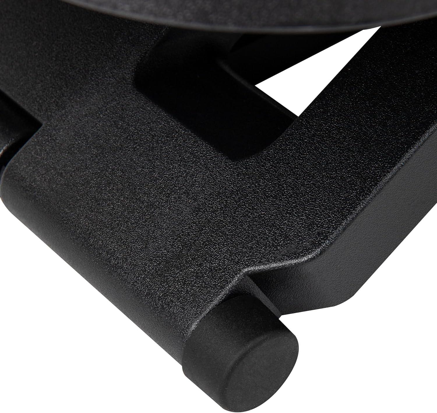imageMind Reader Foot Rest Under Desk at Work Ergonomic Height Adjustable Office Plastic 17L x 13W x 625H BlackSingle Pack of 5
