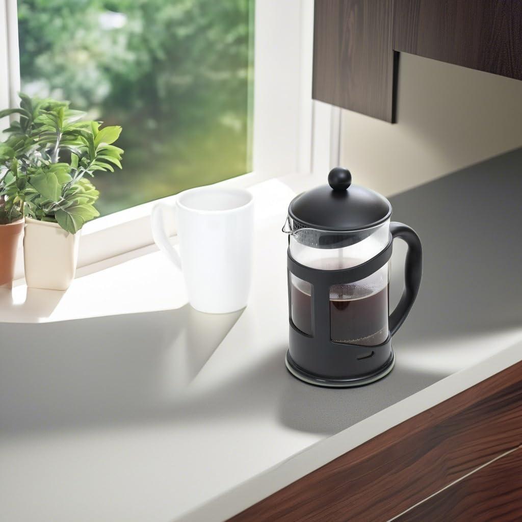 imageMind Reader French Press Coffee amp Tea Maker 27 oz GlassBlack