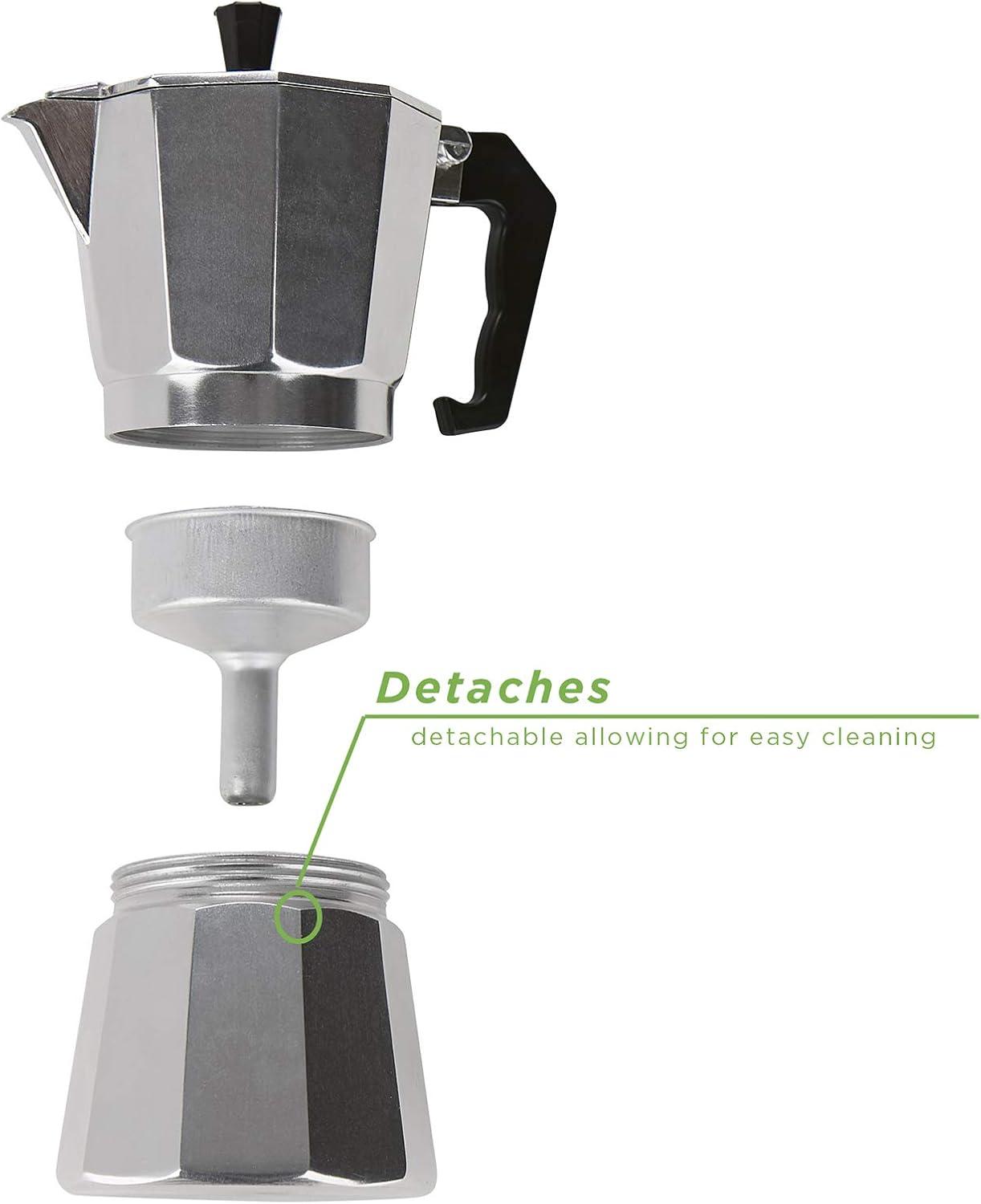 imageMind Reader French Press Coffee amp Tea Maker 27 oz GlassSilver