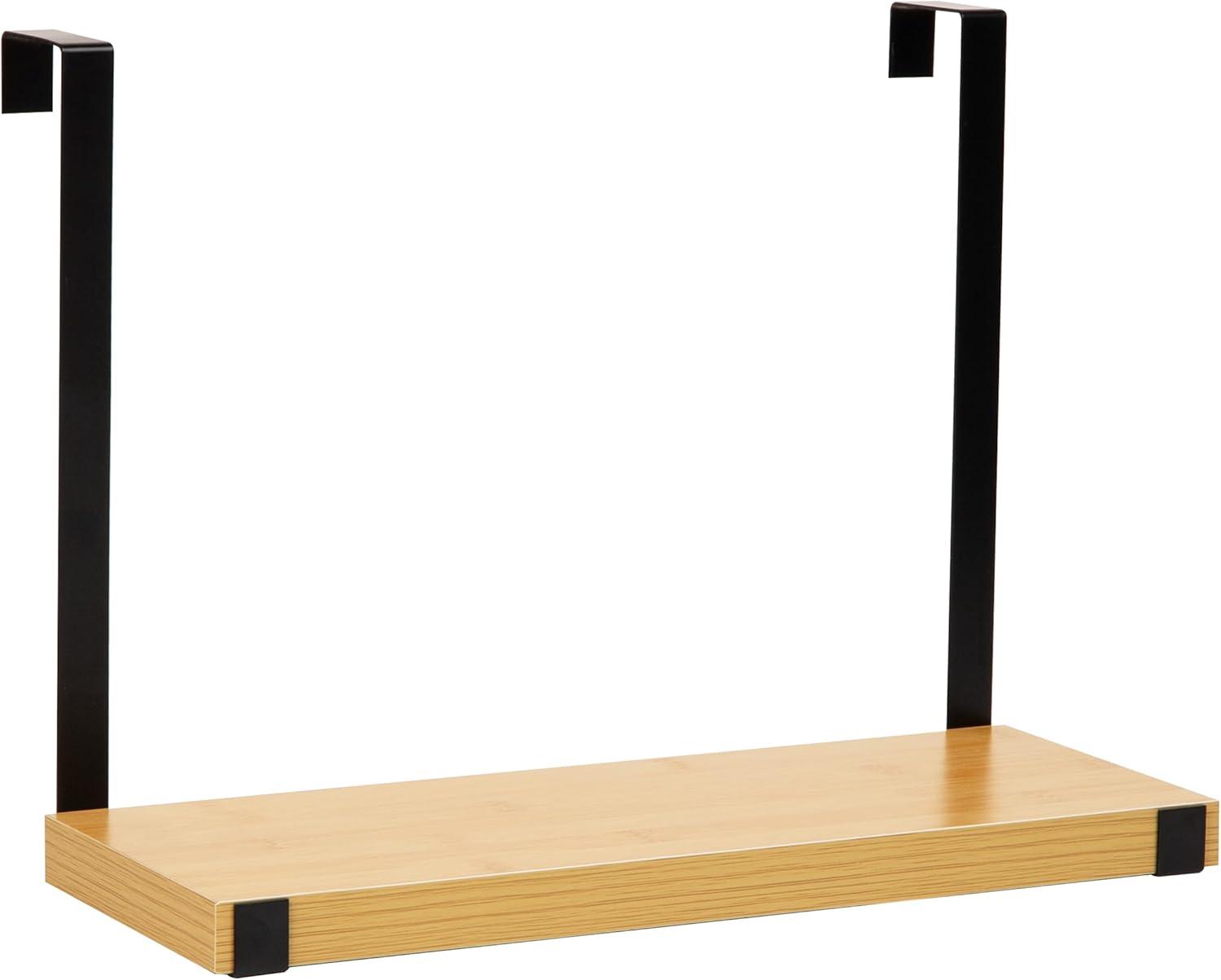 imageMind Reader Hanging Cubicle Shelf Organizer Cubicle Shelf for Office Supplies Plants and Decor Easy to Install MDF and Metal 1575 L x 575 W x 1175 H Brown