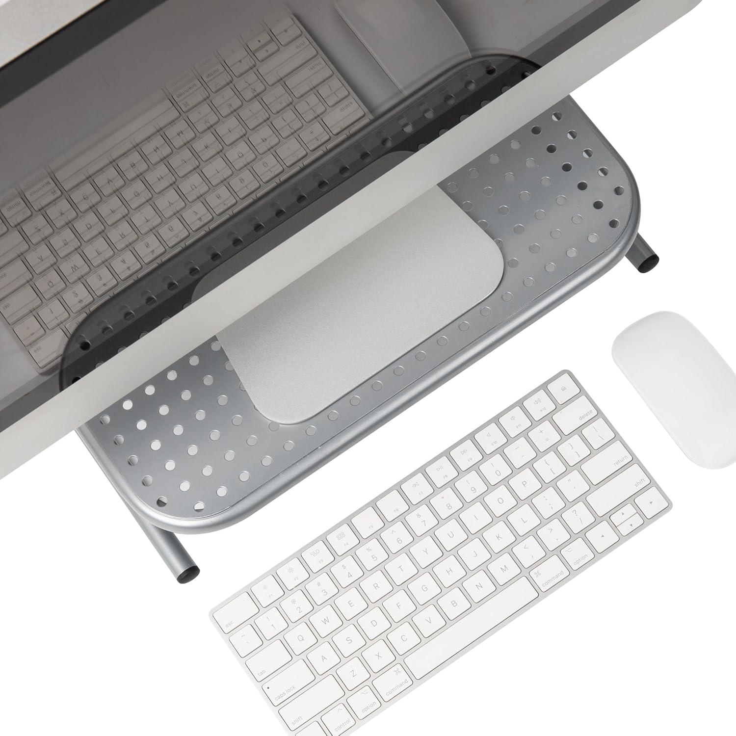 imageMind Reader Monitor Stand Ventilated Laptop Riser Desktop Organizer Metal 145L x 1125W x 425H Set of 2 Silver145L x 1125W x 425H Pack of 4