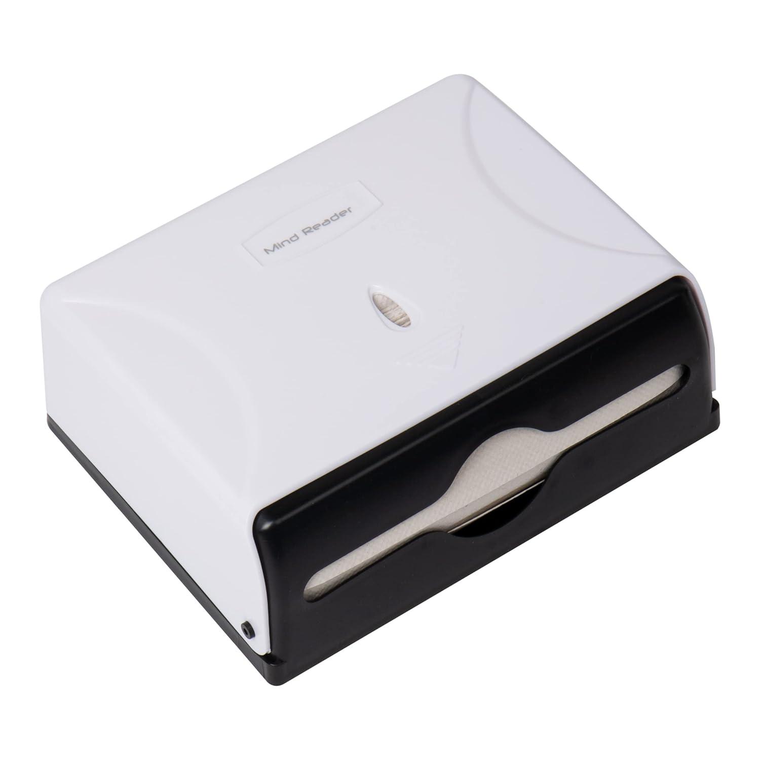 imageMind Reader Multifold Paper Towel Dispenser Paper Towel Holder Restroom Wall Mount Set of 3 White