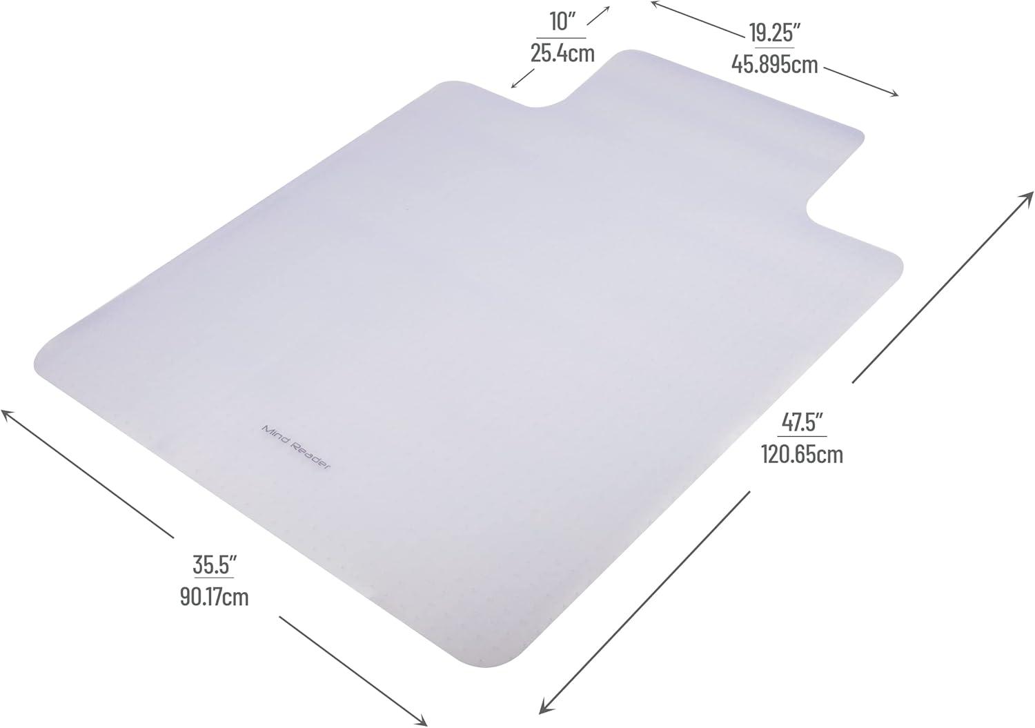 imageMind Reader Office Chair Mat for Carpet Chair Mat PVCClear