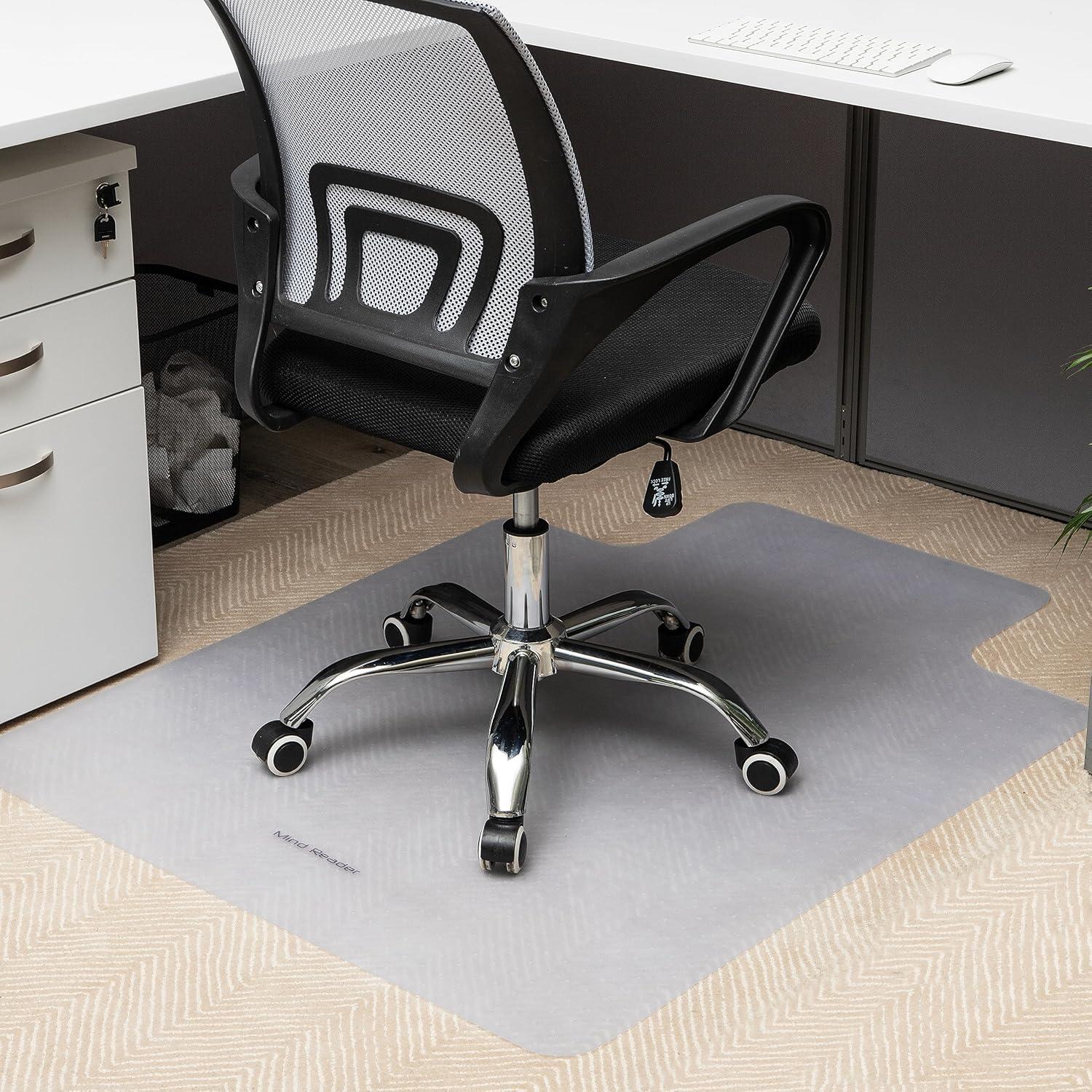 imageMind Reader Office Chair Mat for Carpet Chair Mat PVCClear