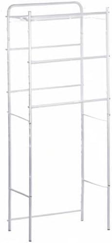 imageMind Reader Over The Toilet Storage Rack Bathroom Organizer Bathroom Shelves Metal 235 L x 1025 W x 705 H BlackWhite