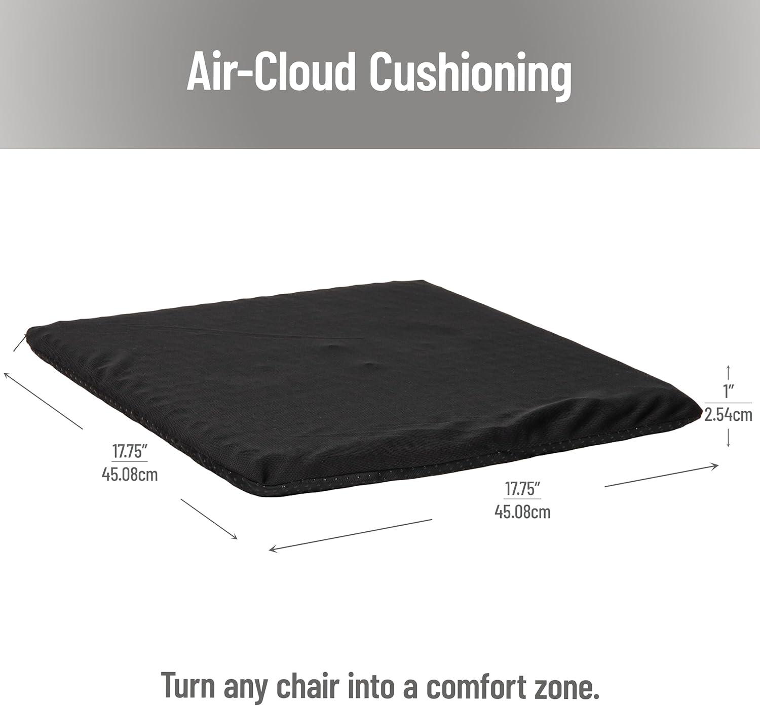 imageMind Reader Seat Cushion with Gel Core Ergonomic Pressure Relief for Tailbone Hip Coccyx amp Sciatica Pain Office Car Wheelchair Black