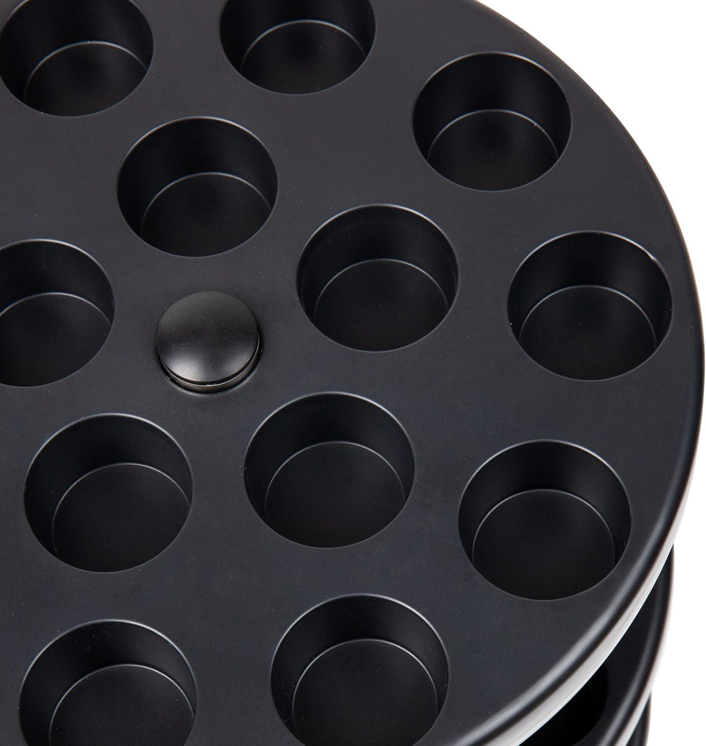 imageMind Reader Single Serve Coffee Pod Carousel 45 Pod Capacity Countertop Breakroom 95L x 95W x 1175H BlackBlack