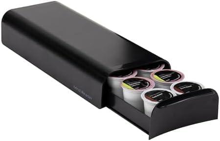 imageMind Reader Single Serve Coffee Pod Organizer 1214 Coffee Pod Capacity BlackBlack