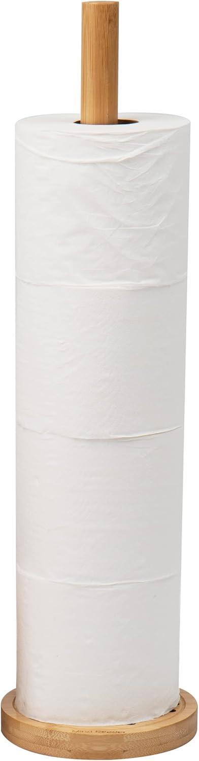 imageMind Reader Tissue Box Cover and Toilet Paper Holder Decor Rayon from Bamboo 55 L x 55 W x 55 H 2 Piece Set BrownTissue Box Cover and Toilet Paper Holder