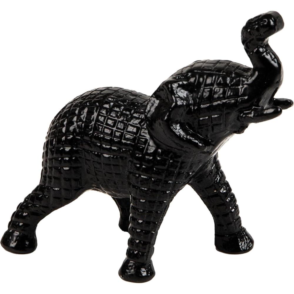imageMind Reader Dachshund Figurine Desk or Bookshelf Home Decor Cast Aluminum Antique Brass FinishDecorative Elephant