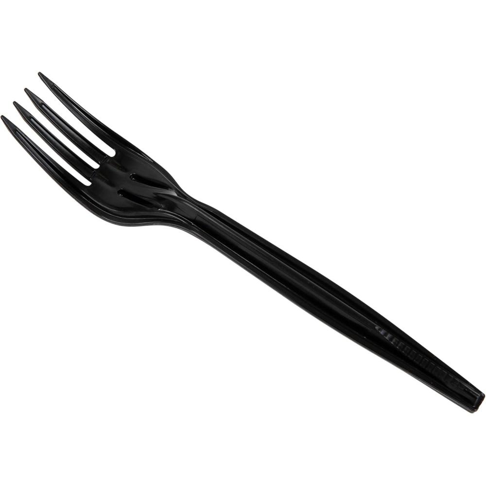 imageMind Reader Fork Refill for CUTDISPBKBLK Plastic Utensils Restaurant Breakroom 625 L x 087 W x 075 H 100 pcs Black