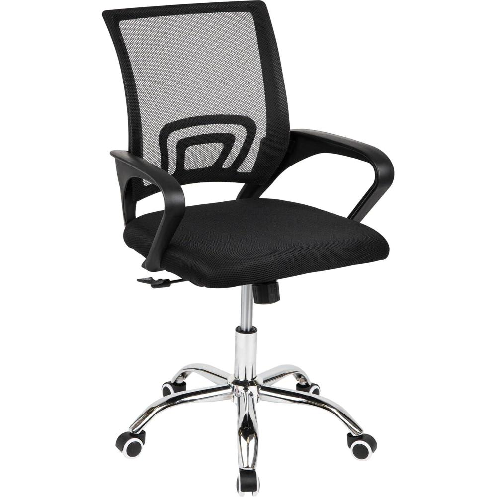 imageMind Reader Office Chair with Wheels Height Adjustable Desk Chair Office 24 L x 20 W x 4450 H BlackBlack 225l X 225w X 3337h