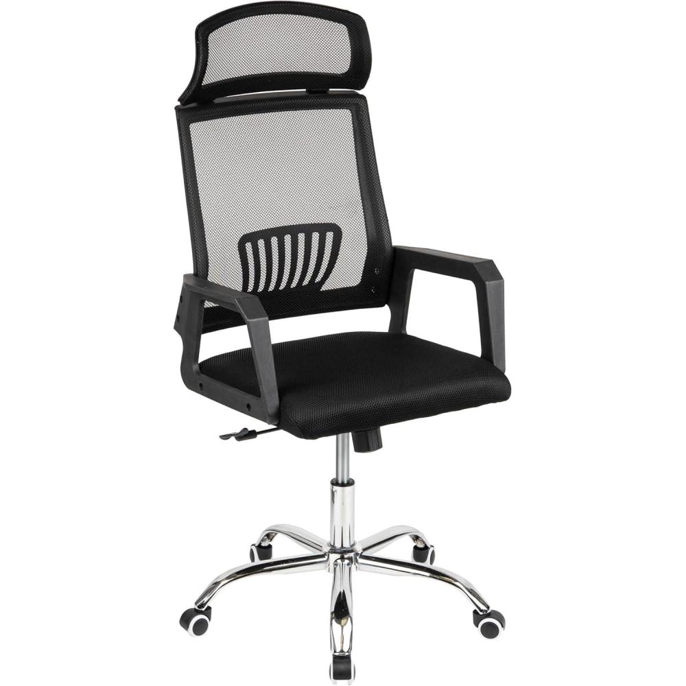 imageMind Reader Office Chair with Wheels Height Adjustable Desk Chair Office 24 L x 20 W x 4450 H BlackBlack 23l X 20w X 4448h