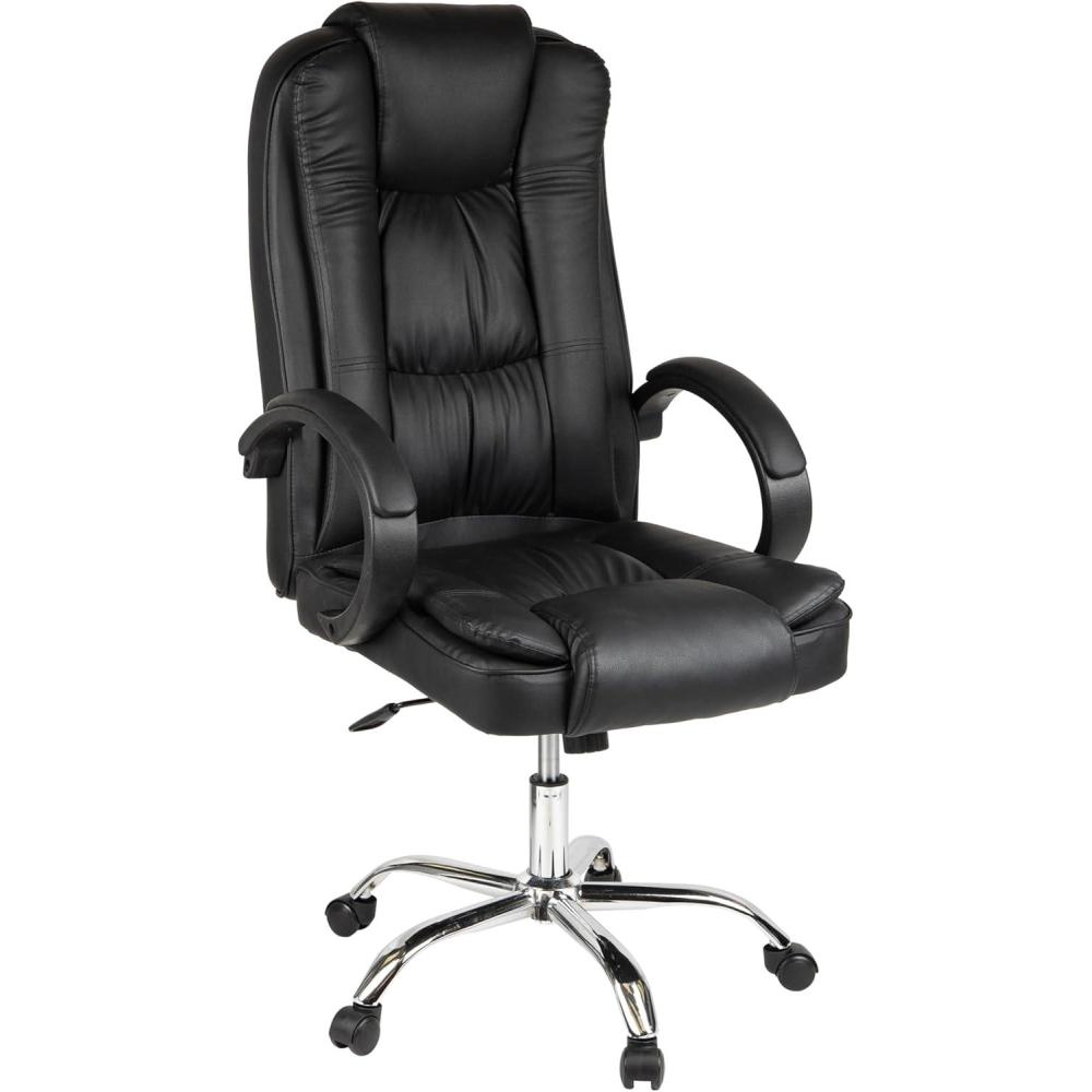 imageMind Reader Office Chair with Wheels Height Adjustable Desk Chair Office 24 L x 20 W x 4450 H BlackBlack 23l X 25w X 4549h