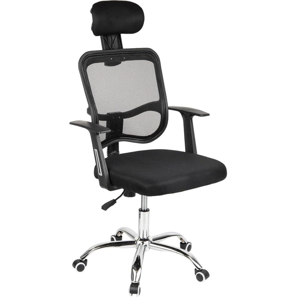 imageMind Reader Office Chair with Wheels Height Adjustable Desk Chair Office 24 L x 20 W x 4450 H BlackBlack 24l X 24w X 42547h