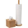 Tissue Box Cover and Toilet Paper Holder