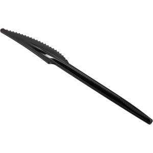 Mind Reader Knife Refill for CUTDISPBK-BLK, Plastic Utensils, Restaurant, Breakroom, 6.5″ L x 0.75″ W x 0.2″ H, 100 pcs, Black(Knife (Pack of 10))