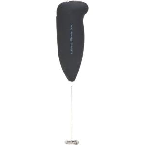 Mind Reader Milk Frother Handheld Battery Operated Electric Foam Maker for Coffee, Cappuccino, Latte, Stainless Steel Whisk
