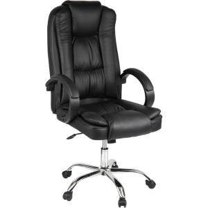 Mind Reader Office Chair with Wheels, Height Adjustable, Desk Chair, Office, 24″ L x 20″ W x 44-50″ H, Black(Black 23″l X 25″w X 45-49″h)