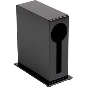 Mind Reader Utensil Dispenser, Silverware Organizer, Fork, Spoon Dispenser, Kitchen, 2.75″ L x 5.5″ W x 6″ H, Set of 2, Black
