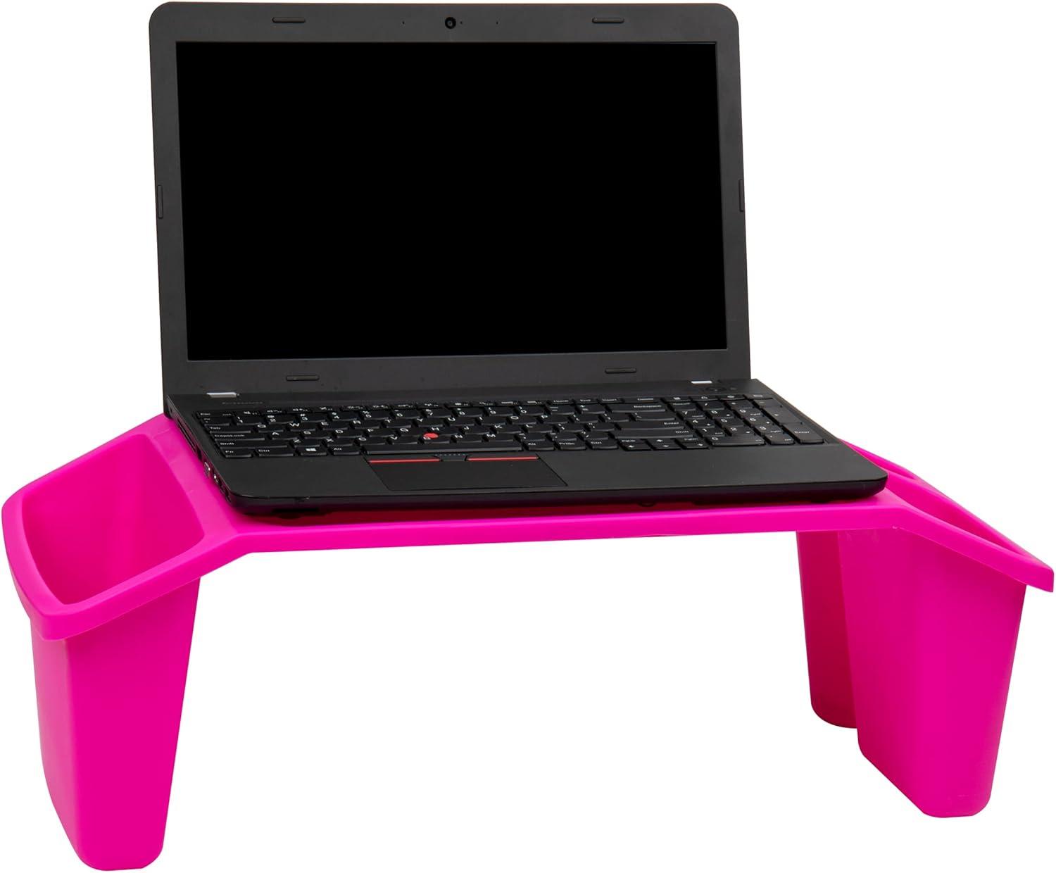 imageMind Reader Kids Lap Desk Activity Tray Drawing Stackable Classroom Portable Plastic 2225 L x 1075 W x 85 H Pink