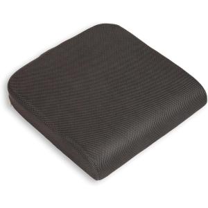 Mind Reader Air-Cloud Seat Cushion, Ergonomic Support for Posture, Pressure Relief, and Pain Reduction, Portable with Washable Cover, Memory Foam, Gray(Gray)