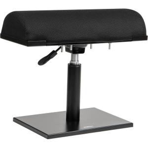 Mind Reader Foot Rest, Under Desk, Ergonomic, Hydraulic Height Adjustable, Ottoman, Office, Foam, 16.75″ L x 7.5″ W x 3.75″ H, Black(Height Adjustable Footrest)