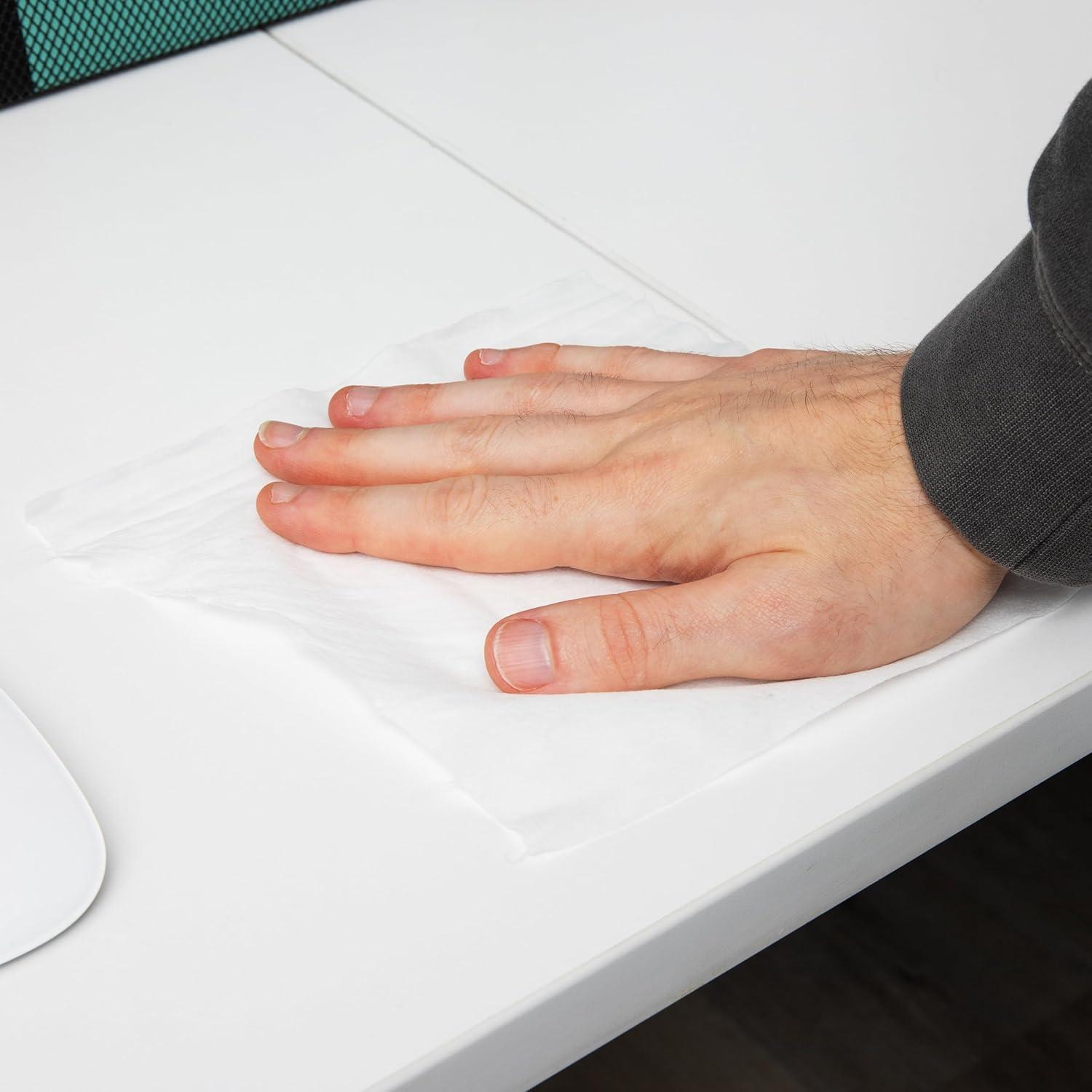 imageMind Reader AllPurpose Office Cleaning Wipes Electronics Cleaning Fresh Orchid Scent 825L x 825W x 9H