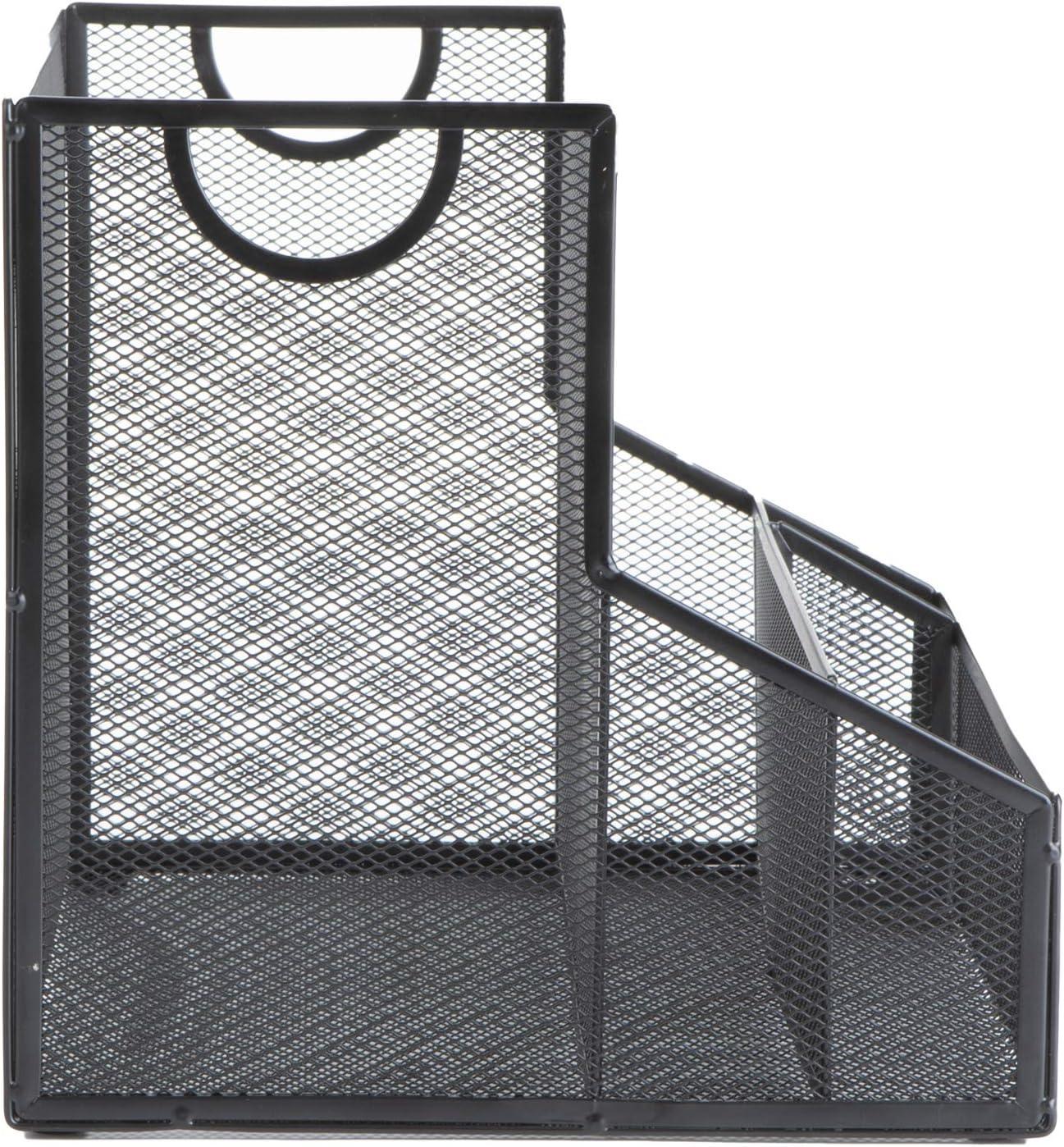 imageMind Reader Desktop Organizer Vertical File Storage Letter Size Office Metal Mesh 1215L x 95W x 95H BlackBlack