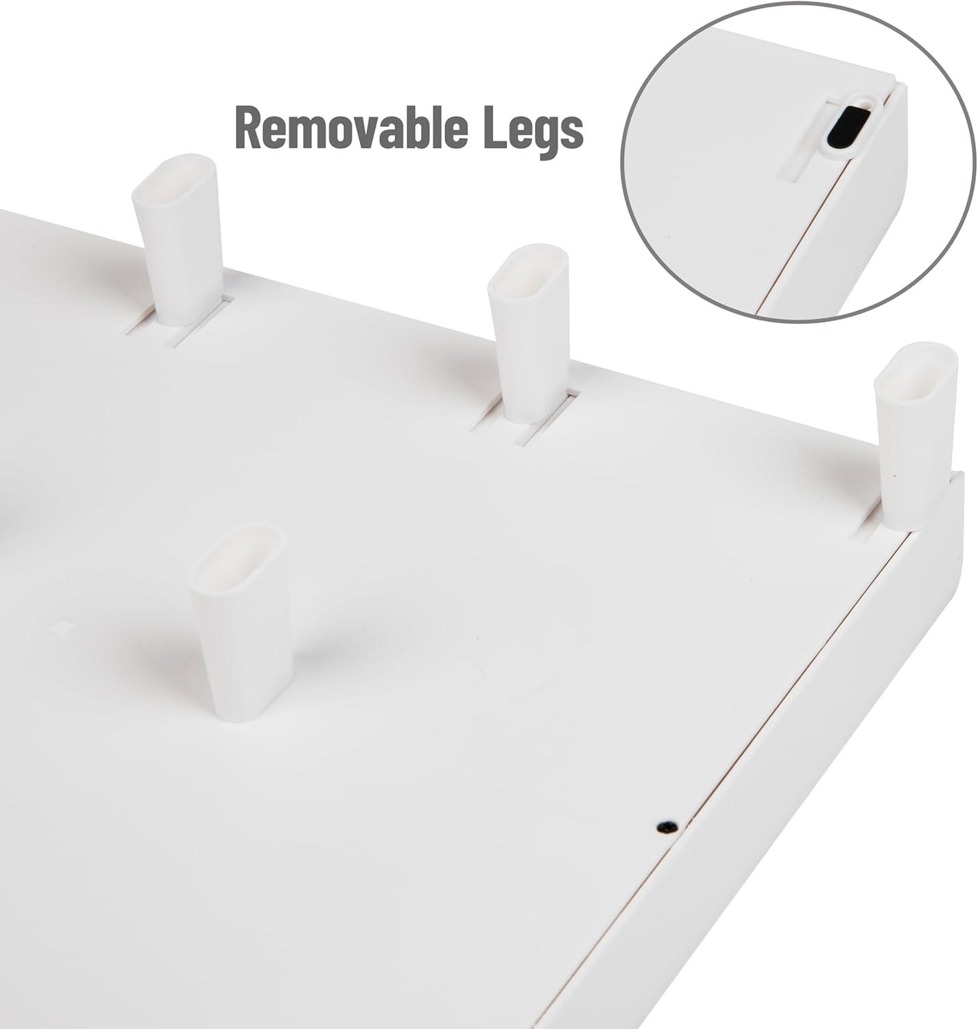 imageMind Reader PC Laptop IMAC Monitor Stand and Desk Organizer White