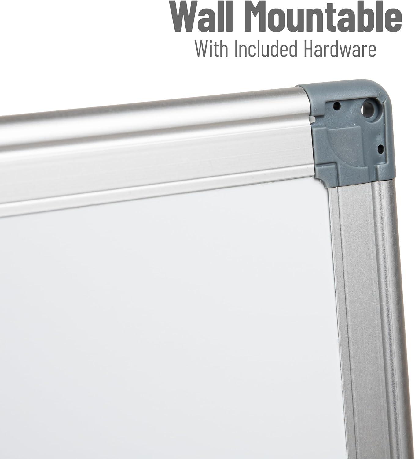 imageMind Reader Rolling DoubleSided Dry Erase Magnetic Board Board Size 47 x 355 Overall Size 495L x 21W x 735H White24W x 05H