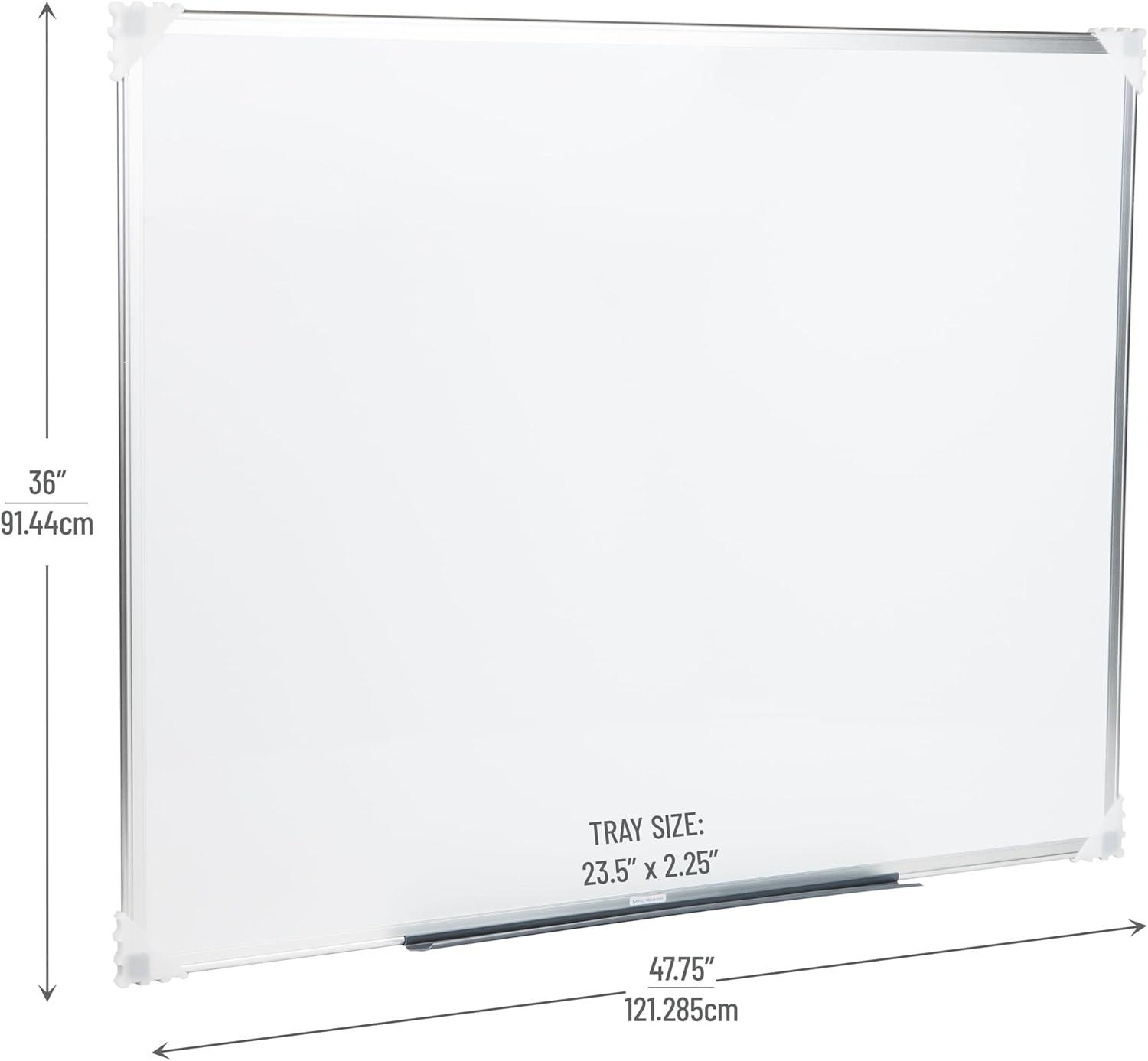 imageMind Reader Rolling DoubleSided Dry Erase Magnetic Board Board Size 47 x 355 Overall Size 495L x 21W x 735H White36W x 05H