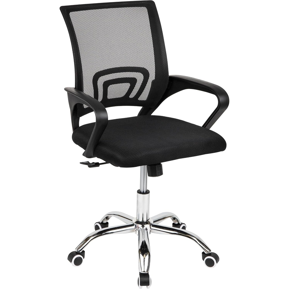 image:imageMind Reader Office Chair with Wheels Pink Height Adjustable Mesh Desk Chair Armrests Lumbar SupportBlack