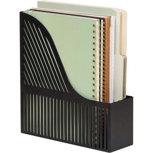 Mind Reader Metal Paper Tray, Desk Organizer, White(Black File Organizer)