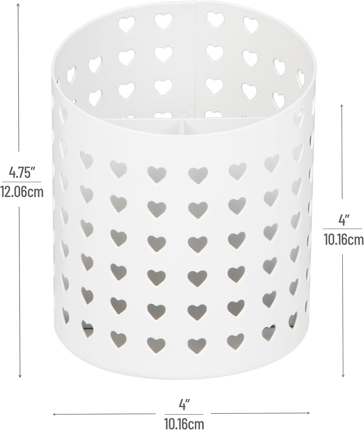 image:imageMind Reader Metal Pen Cup Organizer WhiteWhite Pen Cup