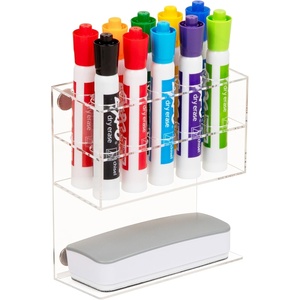 Mind Reader Magnetic Dry Erase Marker Holder(Clear Magnetic Dry Erase Marker Holder)